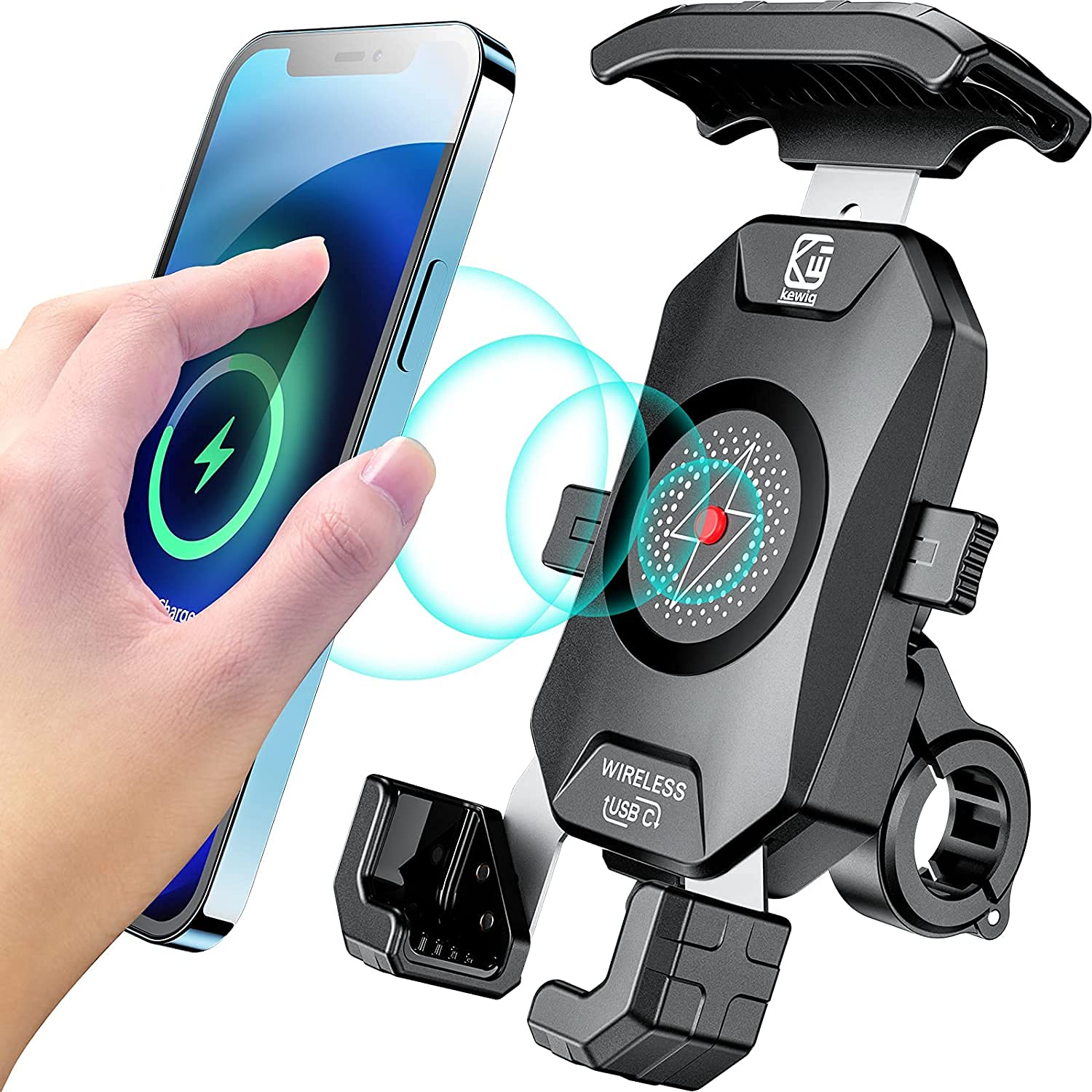 E bike phone mount